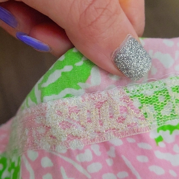 Lilly Pulitzer Lexington Dress Limeade Cheat Ya-Size 00(XXS) - Picture 8 of 15
